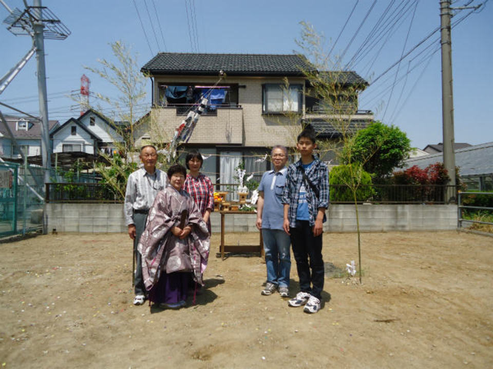 地鎮祭が行われました